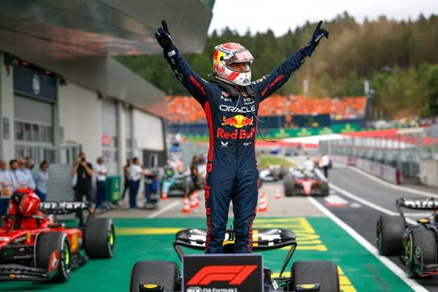 1 Max Verstappen (NLD, Oracle Red Bull Racing), F1 Grand Prix of Austria at Red Bull Ring on July 2, 2023 in Spielberg, Austria. (Photo by HOCH ZWEI) Spielberg Austria