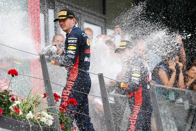 Austrian Grand Prix - Max Verstappen Wins Max Verstappen (ned), Red Bull Racing RB19, portrait podium during the 2023 Formula 1 Rolex Grosser Preis von Osterreich, 2023 Austrian Grand Prix, 9th round of the 2023 Formula One World Championship, WM, Weltmeisterschaft from June 30 to July 2, 2023 on the Red Bull Ring, in Spielberg, Austria. Photo by Florent Gooden DPPI IPA ABACAPRESS.COM Spielberg Austria  Copyright: xIPA ABACAx 859212_018 IPA ABACAx 859212_018