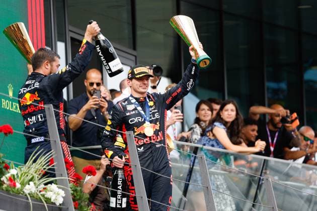 Austrian Grand Prix - Max Verstappen Wins Max Verstappen (ned), Red Bull Racing RB19, portrait podium during the 2023 Formula 1 Rolex Grosser Preis von Osterreich, 2023 Austrian Grand Prix, 9th round of the 2023 Formula One World Championship, WM, Weltmeisterschaft from June 30 to July 2, 2023 on the Red Bull Ring, in Spielberg, Austria. Photo by Florent Gooden DPPI IPA ABACAPRESS.COM Spielberg Austria  Copyright: xIPA ABACAx 859212_019 IPA ABACAx 859212_019