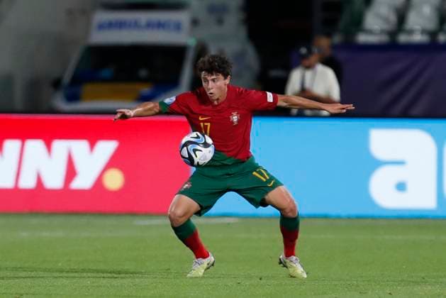 UEFA U21, U 21 EM, England - Portugal, Viertelfinale, 02.07.2023, Kutaissi Joao NEVES ( 17, Portugal), UEFA U21-Fussball-Europameisterschaft in Rumaenien und Georgien, England - Portugal, Viertelfinale, 02.07.2023, Ramas-Schengelia-Stadion, Kutaissi Copyright: xBEAUTIFULxSPORTS Meuselx