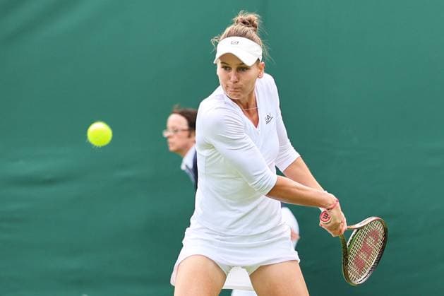 TENNIS - Wimbledon 2023 LONDON,ENGLAND,03.JUL.23 - TENNIS - WTA, Tennis Damen Tour, Wimbledon, Grand Slam. Image shows Veronika Kudermetova (RUS).  GEPAxpictures xAlanxGrieves