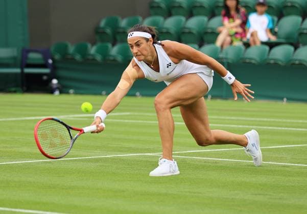 TENNIS - Wimbledon 2023 LONDON,ENGLAND,03.JUL.23 - TENNIS - WTA, Tennis Damen Tour, Wimbledon, Grand Slam. Image shows Caroline Garcia (FRA).  GEPAxpictures xAlanxGrieves