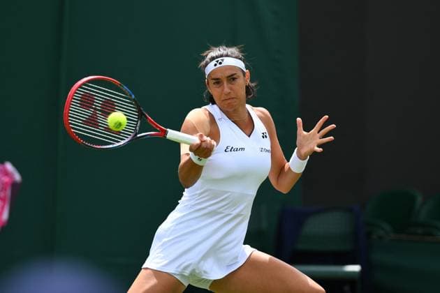 Wimbledom Championships Day 1 Caroline Garcia (FRA) plays her first round match at the 2023 Wimbledon Championships at the AELTC in London, UK on July 3, 2023. Photo by Corinne Dubreuil ABACAPRESS.COM London United Kingdom  Copyright: xDubreuilxCorinne ABACAx 859389_097 DubreuilxCorinne ABACAx 859389_097