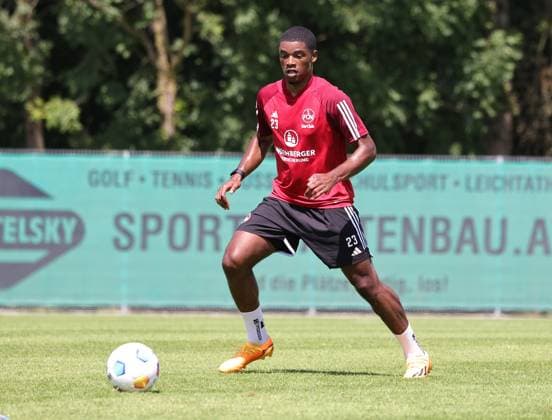 04.07.2023 - Fussball - 2. Fussball-Bundesliga - Saison 2023 2024 - 1. FC Nürnberg FCN Club - Trainingslager Sommer Sommertrainingslager Kothmühle Österreich - Zink DaMa - xdaxmax - Kwadwo Duah (23, 1. FC Nürnberg FCN )