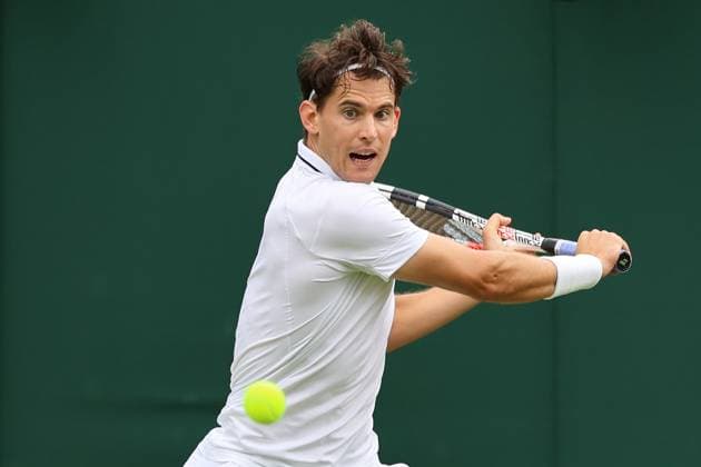TENNIS - Wimbledon 2023 LONDON,ENGLAND,04.JUL.23 - TENNIS - ATP, Tennis Herren World Tour, Wimbledon, Grand Slam. Image shows Dominic Thiem AUT).  GEPAxpictures xAlanxGrieves