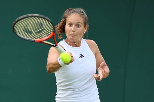 TENNIS - Wimbledon 2023 LONDON,ENGLAND,04.JUL.23 - TENNIS - WTA, Tennis Damen Tour, Wimbledon, Grand Slam. Image shows Daria Kasatkina (RUS).  GEPAxpictures xAlanxGrieves