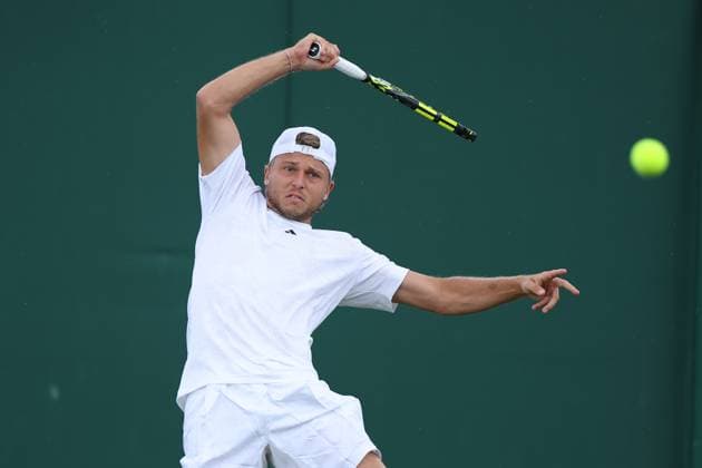 Alexandre Muller TENNIS : Wimbledon 2023 - 04 07 2023 AntoineCouvercelle Panoramic  