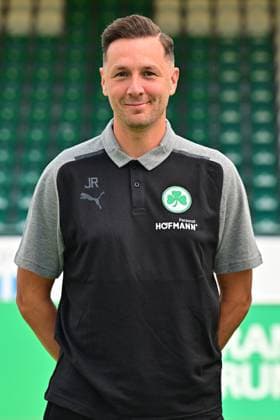 04.07.2023 - SpVgg Greuther Fürth ( Kleeblatt Spielvereinigung ) - 2. Fussball Bundesliga - Saison 2023 2024 - Fototermin Porträttermin Vorstellung Präsentation Pressetermin - - Einzelbild Einzelfoto Portrait Porträt Kopfbild - Jurek Rohrberg (Trainer-Assistent SpVgg Greuther Fürth )