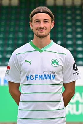 04.07.2023 - SpVgg Greuther Fürth ( Kleeblatt Spielvereinigung ) - 2. Fussball Bundesliga - Saison 2023 2024 - Fototermin Porträttermin Vorstellung Präsentation Pressetermin - - Einzelbild Einzelfoto Portrait Porträt Kopfbild - Lukas Petkov (16, SpVgg Greuther Fürth )