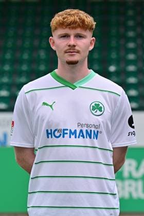 04.07.2023 - SpVgg Greuther Fürth ( Kleeblatt Spielvereinigung ) - 2. Fussball Bundesliga - Saison 2023 2024 - Fototermin Porträttermin Vorstellung Präsentation Pressetermin - - Einzelbild Einzelfoto Portrait Porträt Kopfbild - Robert Wagner (22, SpVgg Greuther Fürth )