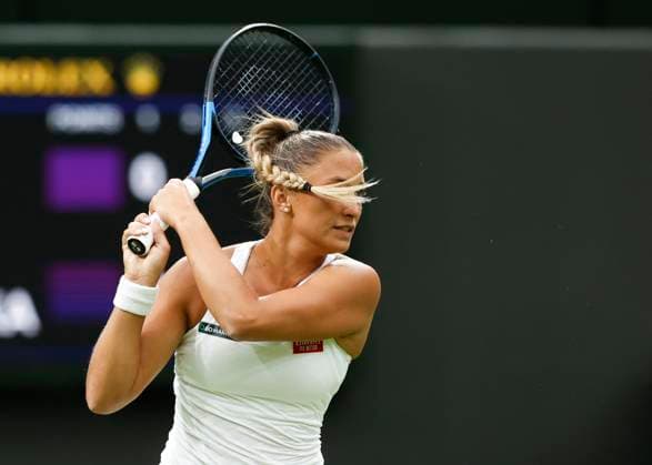 Panna Udvardy Tennis - Wimbledon 2023 - Grand Slam ITF ATP, Tennis Herren WTA, Tennis Damen - AELTC - London - - Great Britain - 4 July 2023. Copyright: xJuergenxHasenkopfx