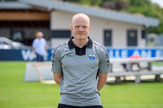 Physiotherapeut Robert Wezorke; SC Paderborn 07; 2.BL, Porträttermin 2023 2024, Copyright: xNeundorf Kirchner-Mediax