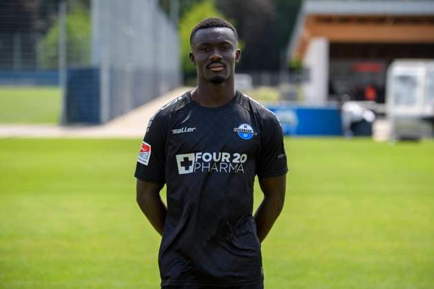 Sirlord Conteh; SC Paderborn 07; 2.BL, Porträttermin 2023 2024, Copyright: xNeundorf Kirchner-Mediax