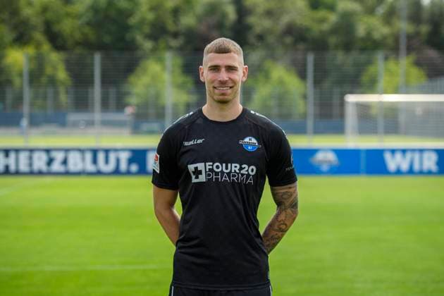Felix Platte; SC Paderborn 07; 2.BL, Porträttermin 2023 2024, Copyright: xNeundorf Kirchner-Mediax