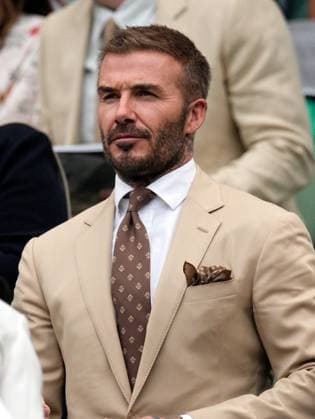Mandatory Credit: Photo by Dave Shopland Shutterstock (13995910a) David Beckham watching the action from the Royal Box Wimbledon Tennis Championships, Day 3, The All England Lawn Tennis and Croquet Club, London, UK - 05 Jul 2023 Wimbledon Tennis Championships, Day 3, The All England Lawn Tennis and Croquet Club, London, UK - 05 Jul 2023  Copyright: xDavexShopland Shutterstockx 13995910a