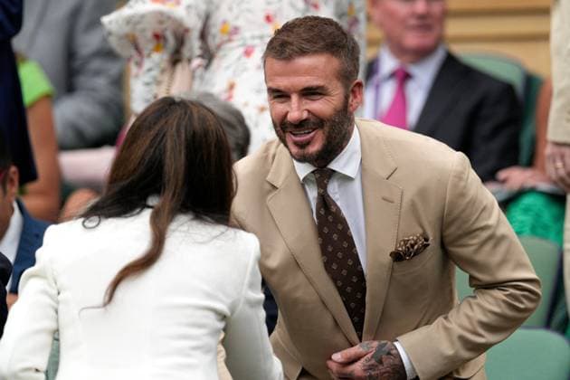 Sport Bilder des Tages Mandatory Credit: Photo by Dave Shopland Shutterstock (13995910d) David Beckham watching the action from the Royal Box Wimbledon Tennis Championships, Day 3, The All England Lawn Tennis and Croquet Club, London, UK - 05 Jul 2023 Wimbledon Tennis Championships, Day 3, The All England Lawn Tennis and Croquet Club, London, UK - 05 Jul 2023  Copyright: xDavexShopland Shutterstockx 13995910d