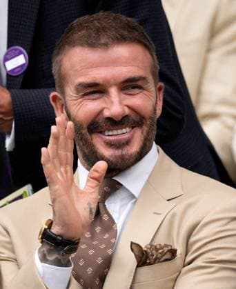 Mandatory Credit: Photo by Dave Shopland Shutterstock (13995910g) David Beckham watching the action from the Royal Box Wimbledon Tennis Championships, Day 3, The All England Lawn Tennis and Croquet Club, London, UK - 05 Jul 2023 Wimbledon Tennis Championships, Day 3, The All England Lawn Tennis and Croquet Club, London, UK - 05 Jul 2023  Copyright: xDavexShopland Shutterstockx 13995910g