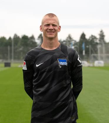 Torhüter Oliver Christensen (Hertha BSC); Hertha BSC; 2. Bundesliga, Porträttermin 2023 2024, 05.07. 2023, Copyright: xSebastianxRäppold MatthiasxKochx