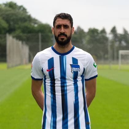 Tolga Cigerci (Hertha BSC); Hertha BSC; 2. Bundesliga, Porträttermin 2023 2024, 05.07. 2023, Copyright: xSebastianxRäppold MatthiasxKochx