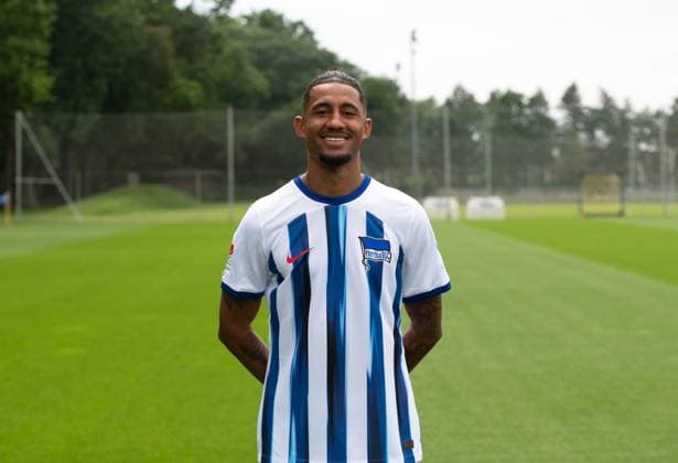 Jeremy Dudziak (Hertha BSC); Hertha BSC; 2. Bundesliga, Porträttermin 2023 2024, 05.07. 2023, Copyright: xSebastianxRäppold MatthiasxKochx