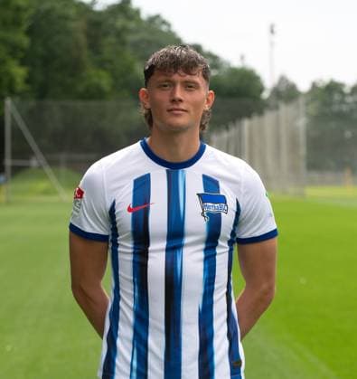 Fabian Reese (Hertha BSC); Hertha BSC; 2. Bundesliga, Porträttermin 2023 2024, 05.07. 2023, Copyright: xSebastianxRäppold MatthiasxKochx