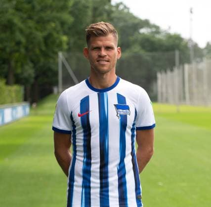 Florian Niederlechner (Hertha BSC); Hertha BSC; 2. Bundesliga, Porträttermin 2023 2024, 05.07. 2023, Copyright: xSebastianxRäppold MatthiasxKochx
