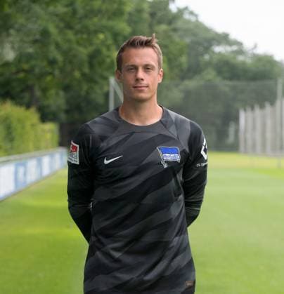 Torhüter Alexander Schwolow (Hertha BSC); Hertha BSC; 2. Bundesliga, Porträttermin 2023 2024, 05.07. 2023, Copyright: xSebastianxRäppold MatthiasxKochx