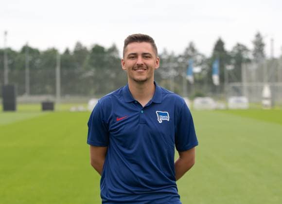 Teammanager Maximilian Fürst (Hertha BSC); Hertha BSC; 2. Bundesliga, Porträttermin 2023 2024, 05.07. 2023, Copyright: xSebastianxRäppold MatthiasxKochx
