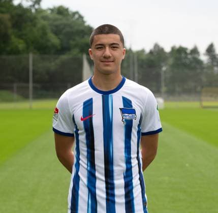 Ibrahim Maza (Hertha BSC); Hertha BSC; 2. Bundesliga, Porträttermin 2023 2024, 05.07. 2023, Copyright: xSebastianxRäppold MatthiasxKochx