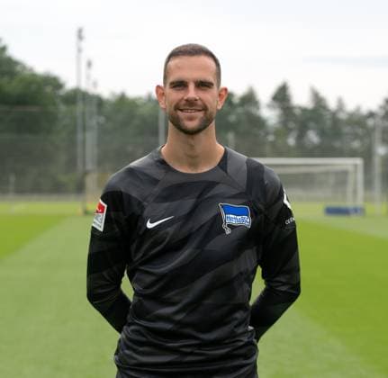 Torhüter Marius Gersbeck (Hertha BSC); Hertha BSC; 2. Bundesliga, Porträttermin 2023 2024, 05.07. 2023, Copyright: xSebastianxRäppold MatthiasxKochx