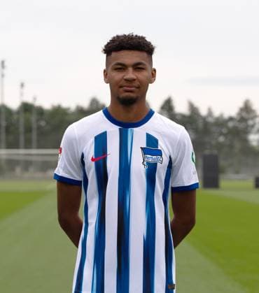 Joel da Silva Kiala (Hertha BSC); Hertha BSC; 2. Bundesliga, Porträttermin 2023 2024, 05.07. 2023, Copyright: xSebastianxRäppold MatthiasxKochx