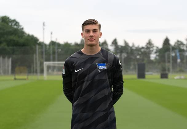 Torhüter Robert Kwasigroch (Hertha BSC); Hertha BSC; 2. Bundesliga, Porträttermin 2023 2024, 05.07. 2023, Copyright: xSebastianxRäppold MatthiasxKochx