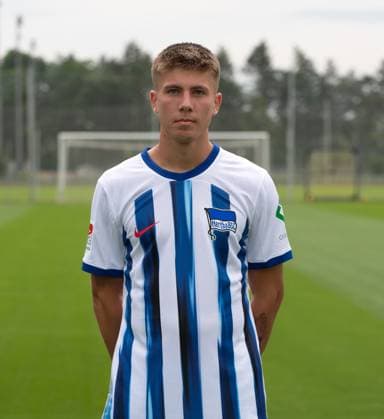 Gustav Christensen (Hertha BSC); Hertha BSC; 2. Bundesliga, Porträttermin 2023 2024, 05.07. 2023, Copyright: xSebastianxRäppold MatthiasxKochx