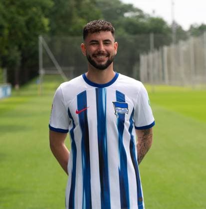 Marco Richter (Hertha BSC); Hertha BSC; 2. Bundesliga, Porträttermin 2023 2024, 05.07. 2023, Copyright: xSebastianxRäppold MatthiasxKochx