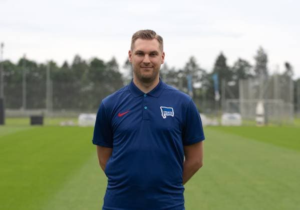 Spielanalyst Etienne Dzwonkowsky (Hertha BSC); Hertha BSC; 2. Bundesliga, Porträttermin 2023 2024, 05.07. 2023, Copyright: xSebastianxRäppold MatthiasxKochx