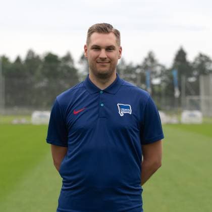 Spielanalyst Etienne Dzwonkowsky (Hertha BSC); Hertha BSC; 2. Bundesliga, Porträttermin 2023 2024, 05.07. 2023, Copyright: xSebastianxRäppold MatthiasxKochx