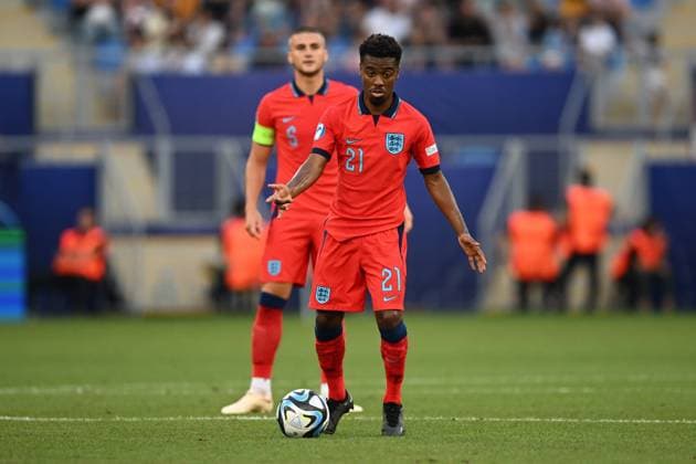 ISRAEL_ENGLAND_1 2 FINAL Angel Gomes (England U21, U 21 , UEFA U21 EC SEMI-FINAL BATUMI Batumi Arena - Batumi, Georgia GEORGIA Copyright: xTamunaxKulumbegashvilix KUL_3547