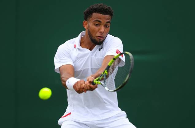 Mandatory Credit: Photo by Ella Ling Shutterstock (13995916d) Arthur Fils in action against Alejandro Davidovich Fokina Wimbledon Tennis Championships, Day 4, The All England Lawn Tennis and Croquet Club, London, UK - 06 Jul 2023 Wimbledon Tennis Championships, Day 4, The All England Lawn Tennis and Croquet Club, London, UK - 06 Jul 2023  Copyright: xEllaxLing Shutterstockx 13995916d