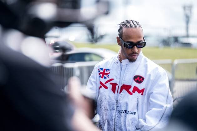 Lewis Hamilton (UK, Mercedes AMG Petronas F1 Team 44), Großer Preis von Großbritannien, Silverstone, Motorsport, Formel 1, Großer Preis von Großbritannien, Silverstone, Motorsport, Formel 1 Towcester Copyright: xEibner-Pressefotox EP_MKB