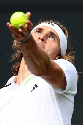 Mandatory Credit: Photo by Simon Dael Shutterstock (13995920be) Alexander Zverev during his first round match Wimbledon Tennis Championships, Day 4, The All England Lawn Tennis and Croquet Club, London, UK - 06 Jul 2023 Wimbledon Tennis Championships, Day 4, The All England Lawn Tennis and Croquet Club, London, UK - 06 Jul 2023  Copyright: xSimonxDael Shutterstockx 13995920be