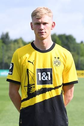 Borussia Dortmund II; 3.Liga, Porträttermin 2023 2024 Ted Tattermusch; Borussia Dortmund II; 3. Liga, Porträttermin 2023 2024