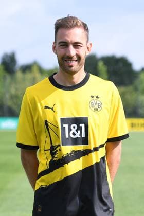 Borussia Dortmund II; 3.Liga, Porträttermin 2023 2024 Michael Eberwein; Borussia Dortmund II; 3. Liga, Porträttermin 2023 2024