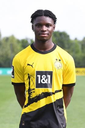 Borussia Dortmund II; 3.Liga, Porträttermin 2023 2024 Hendry Blank; Borussia Dortmund II; 3. Liga, Porträttermin 2023 2024