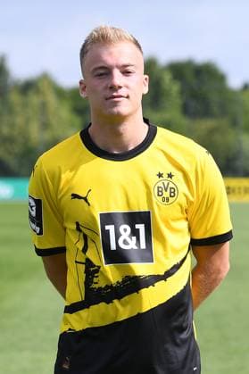 Borussia Dortmund II; 3.Liga, Porträttermin 2023 2024 Dennis Lütke-Frie; Borussia Dortmund II; 3. Liga, Porträttermin 2023 2024