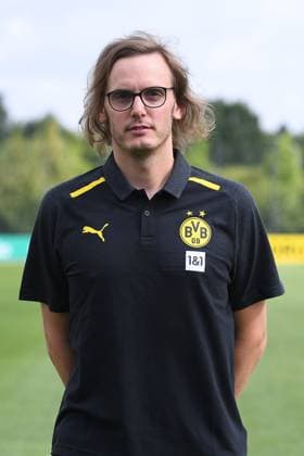 Borussia Dortmund II; 3.Liga, Porträttermin 2023 2024 Videoanalyst Jan-Frederik Luig; Borussia Dortmund II; 3. Liga, Porträttermin 2023 2024