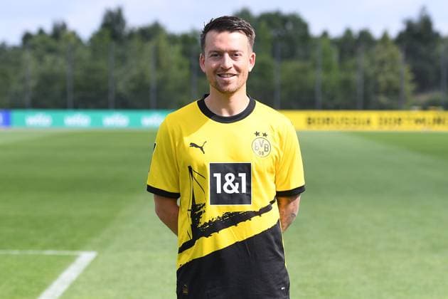 Borussia Dortmund II; 3.Liga, Porträttermin 2023 2024 Patrick Göbel; Borussia Dortmund II; 3. Liga, Porträttermin 2023 2024