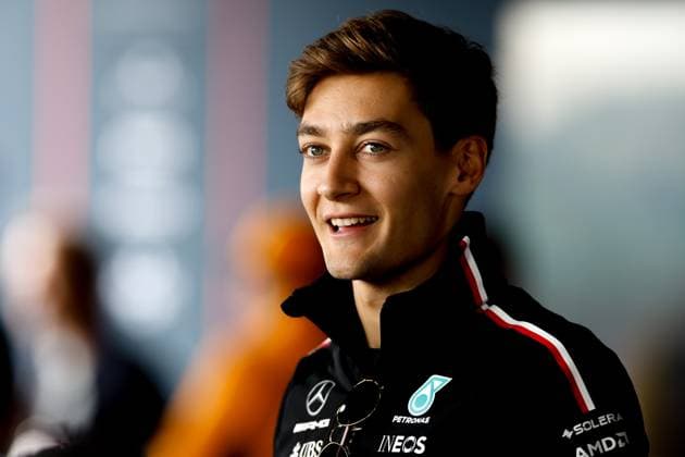 63 George Russell (GBR, Mercedes-AMG Petronas F1 Team), F1 Grand Prix of Great Britain at Silverstone Circuit on July 6, 2023 in Silverstone, Great Britain. (Photo by HOCH ZWEI) Silverstone Great Britain