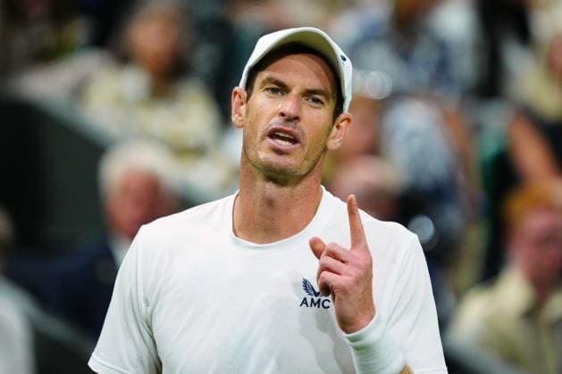 Mandatory Credit: Photo by Javier Garcia Shutterstock (13995919kf) Andy Murray reacts angrilly during his second round match Wimbledon Tennis Championships, Day 4, The All England Lawn Tennis and Croquet Club, London, UK - 06 Jul 2023 Wimbledon Tennis Championships, Day 4, The All England Lawn Tennis and Croquet Club, London, UK - 06 Jul 2023  Copyright: xJavierxGarcia Shutterstockx 13995919kf