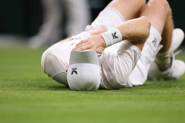 6th July 2023; All England Lawn Tennis and Croquet Club, London, England: Wimbledon Tennis Tournament; Men s singles match, Andy Murray versus Stefanos Tsitsipas;  ActionPlus12527890 ShaunxBrooks