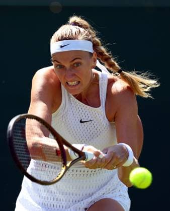 Mandatory Credit: Photo by Simon Dael Shutterstock (13995929ai) Petra Kvitova during her second round match Wimbledon Tennis Championships, Day 5, The All England Lawn Tennis and Croquet Club, London, UK - 07 Jul 2023 Wimbledon Tennis Championships, Day 5, The All England Lawn Tennis and Croquet Club, London, UK - 07 Jul 2023  Copyright: xSimonxDael Shutterstockx 13995929ai